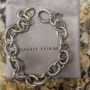 David Yurman Two-Tone OVAL LINK Bracelet